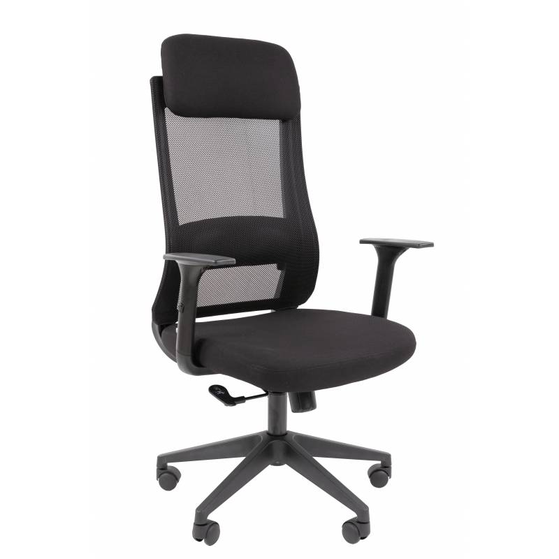 Кресло руководителя Chairman 500LT Россия ткань T черный/TW-01 черный главное фото